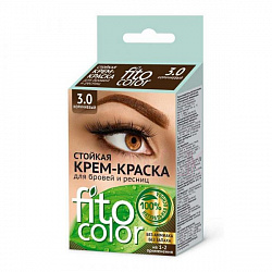 Краска для бровей и ресниц Fito Cosmetic Fito Color коричневый 4 мл