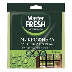 Салфетка для стекол Master Fresh Микрофибра 1 шт