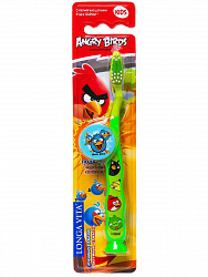 Детская зубная щётка Angry Birds мануальная с колпачком