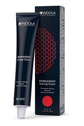 Крем - краска для волос Indola Profession Permanent Caring 3.8 темный коричневый шоколадный 60 мл