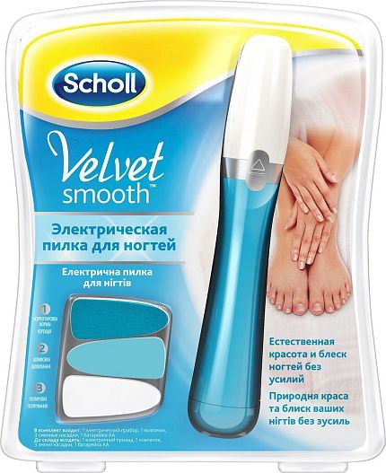 
                                Электрическая роликовая пилка SCHOLL для ногтей Velvet Smooth 1шт