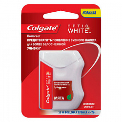 Зубная нить COLGATE Total Optic White