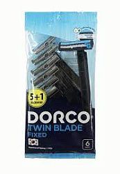 Станок для бритья Dorco Twin Blade Fixed одноразовый 2 лезвия 6 шт