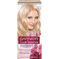 Крем-краска для волос Garnier Color Sensation Роскошный Цвет 10.21 Перламутровый шелк 110мл