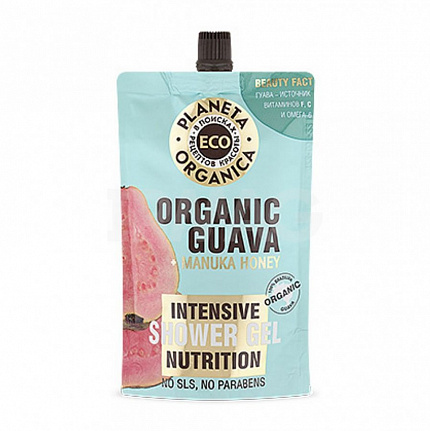 
                                Planeta Organica ECO Organic guava/Питательный гель для душа 200мл.