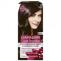 Крем-краска для волос Garnier Color Sensation Роскошный Цвет 3.0 Роскошный каштан 110мл