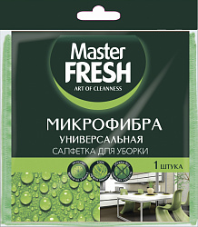 Салфетка для уборки Master Fresh микрофибра универсальная 1 шт