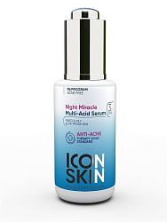 Сыворотка для лица Icon Skin Re:Program Acne Free Night мультикислотный пилинг-эффект Step 3.1 30 мл
