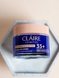 Крем для лица Claire Dilis Collagen Active Pro дневной увлажнение и питание 35+ 50 мл