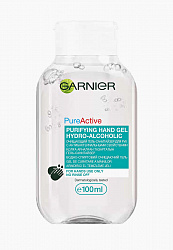 Гель - санитайзер для рук Garnier Очищающий с антибактериальными свойствами 100 мл