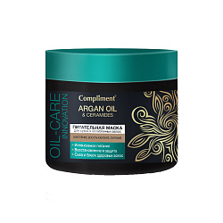 Compliment ARGAN OIL & CERAMIDES Питательная маска для сухих и ослабленных волос, 300мл, 12шт