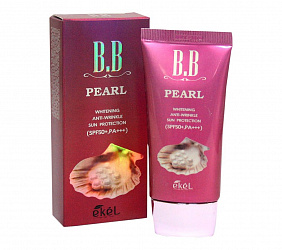 Крем для лица Ekel BB Cream отбеливающий c жемчугом SPF50+ 50 мл