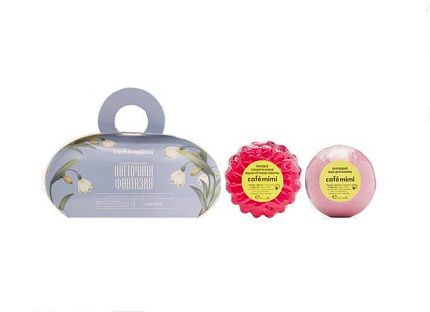 
                                Подарочный набор Cafe Mimi Цветочная фантазия (шар 120 г, мыло 80 г)