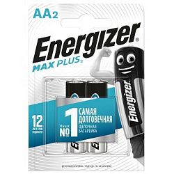 Батарейка Energizer Max Plus пальчиковая AA 2 шт