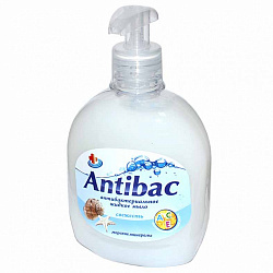 "ANTIBAC" антибакт.жидкое мыло 330мл  доз. Свежесть