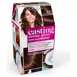 Краска для волос L'Oreal Casting Creme Gloss 400 Каштан 160 мл